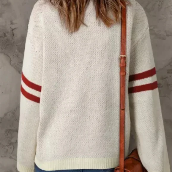 ❤New beige heart sweater - Picture 2 of 12